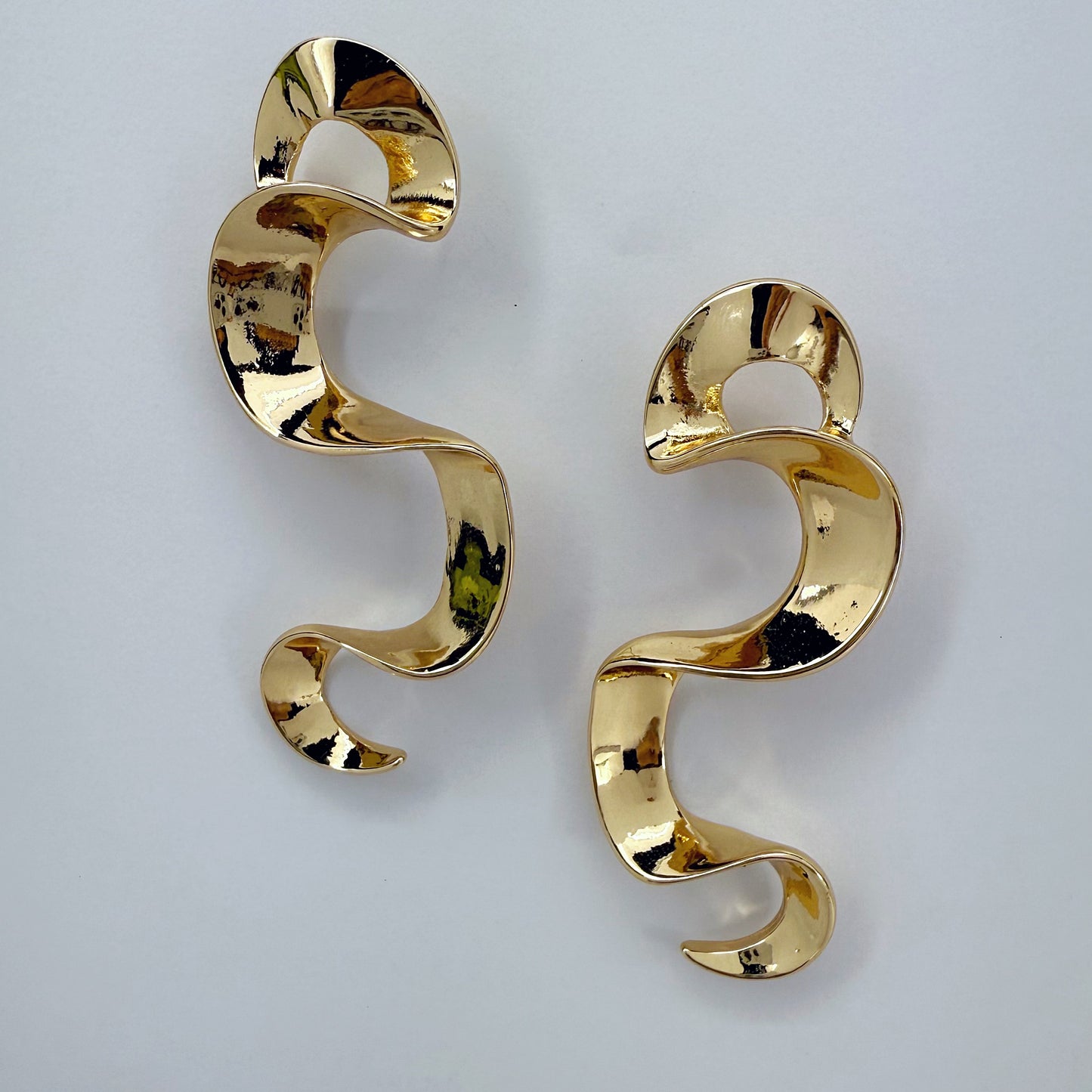 Post Back Metal Earrings Gold Or Silver Finish