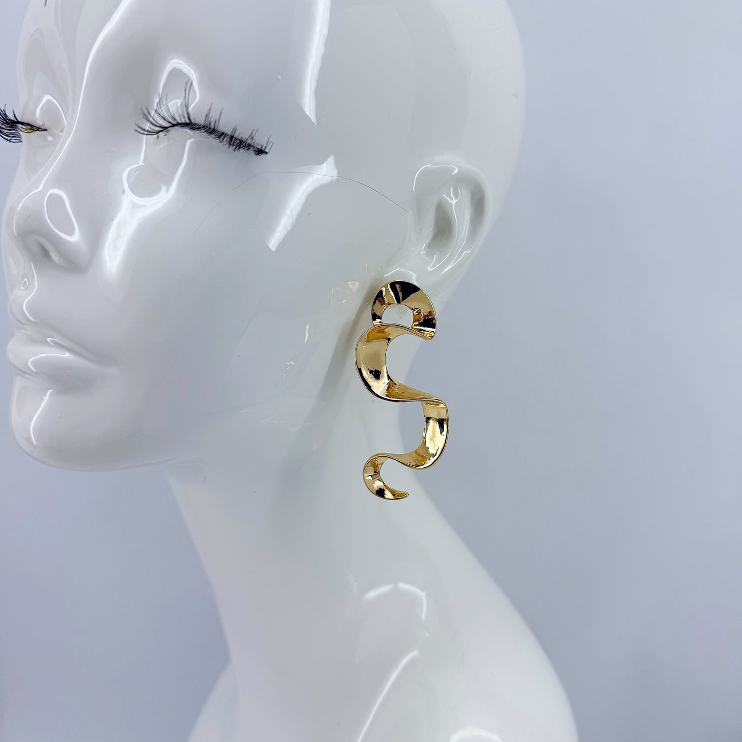 Post Back Metal Earrings Gold Or Silver Finish