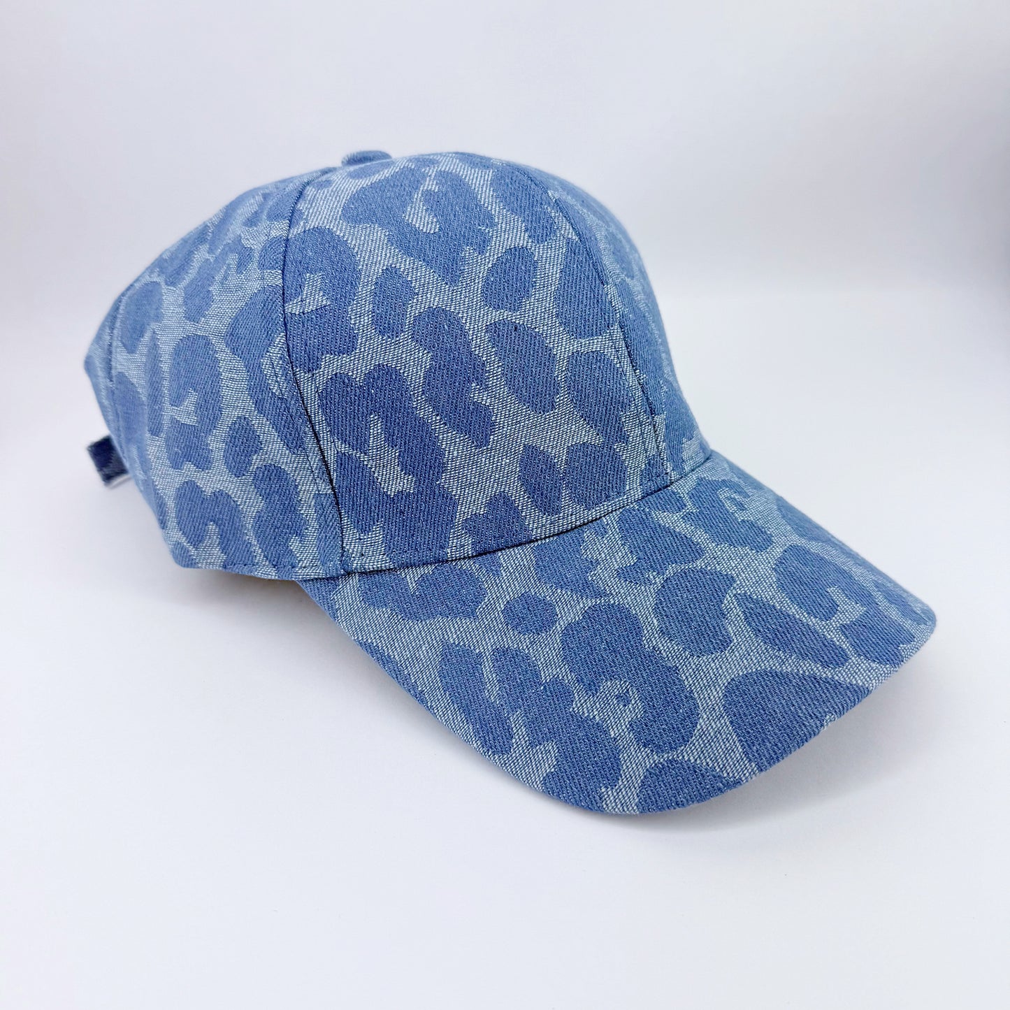 Light or Dark Animal Print Denim Baseball Hat