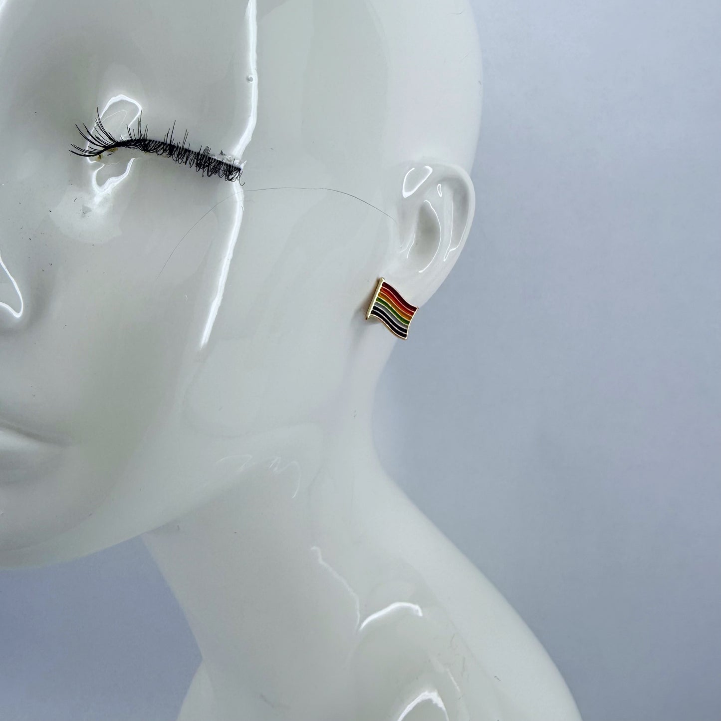 Rainbow Multi pack 6 pairs Stud Earrings