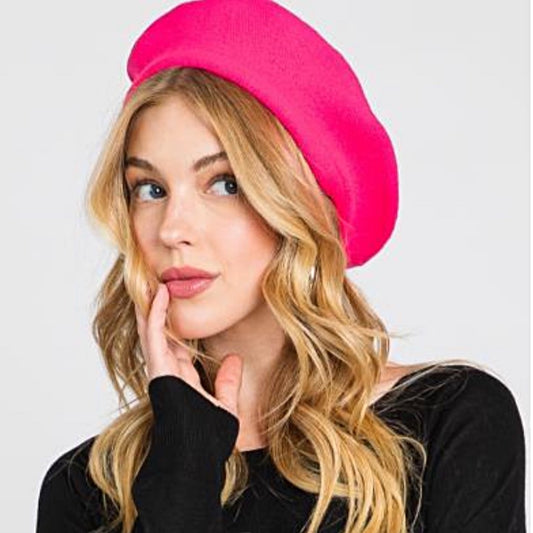 Solid color Beret / Tam, Stretchable perfect for any occasion
