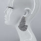Rhinestones Double Fan Shape Earrings