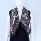 Flower Print Faux Silk Scarf / Bandana