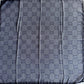 Black Cotton Square Scarf