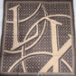 Brown Flower Blanket Cashmere feel Square Scarf