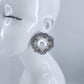 Pearl Post Back and Rhinestone Earrings