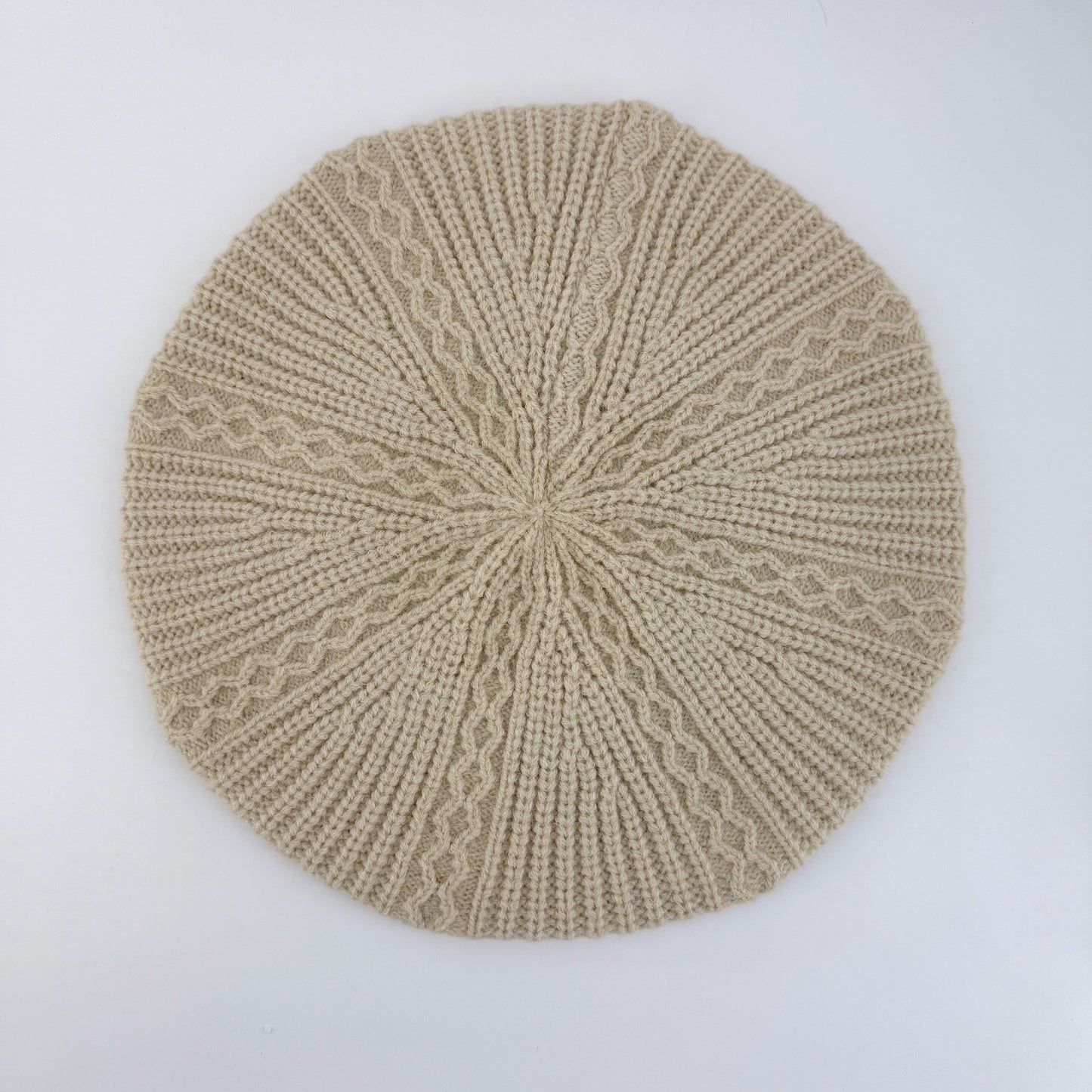 Solid Beige Color Beret/Tam