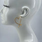 Arrow Heart Shape Hoop Design Earrings