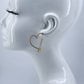 Arrow Heart Shape Hoop Design Earrings