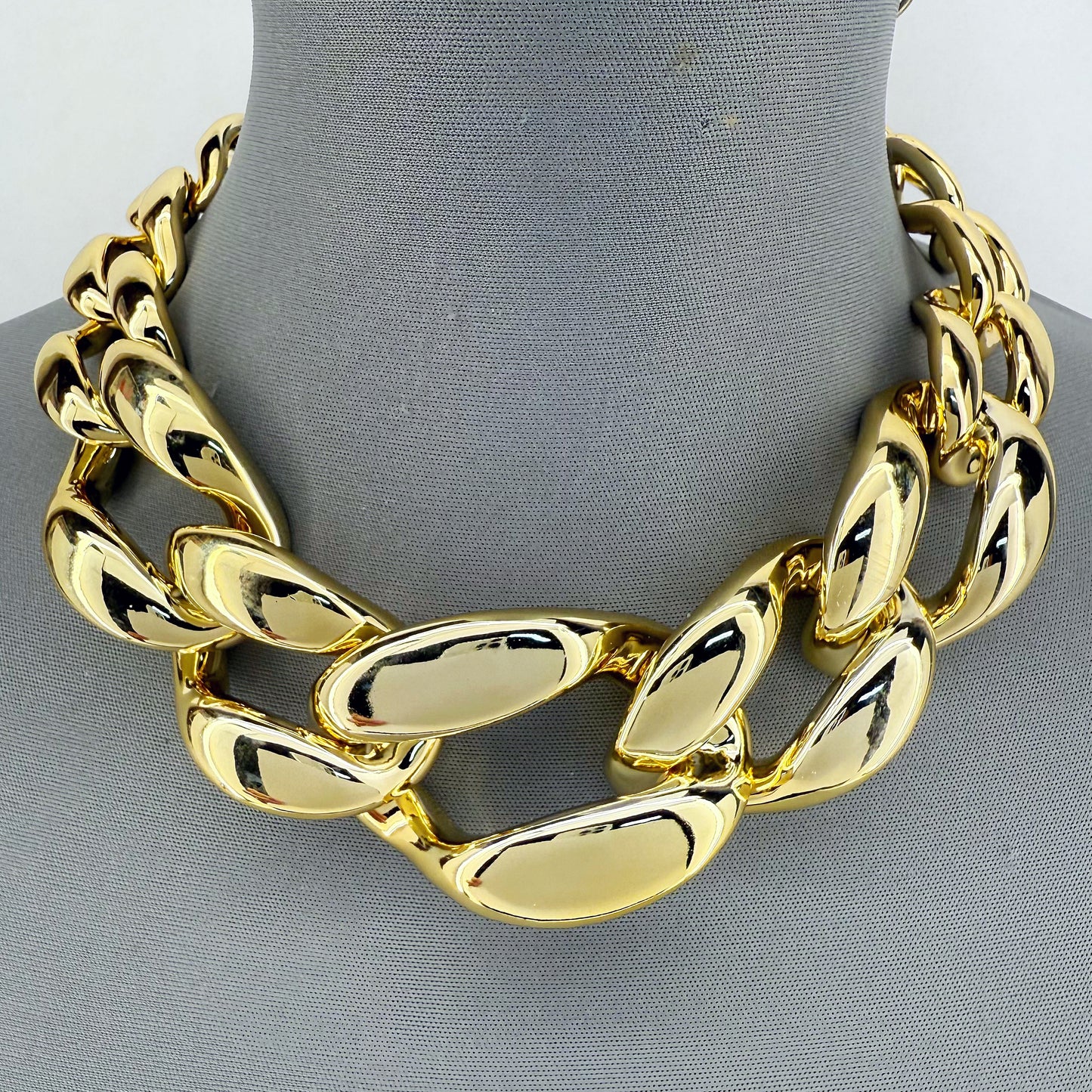 Gold Chunky Link Necklace
