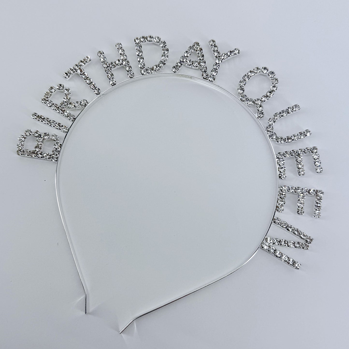Gold, Silver or Pink Finish Birthday Queen Headband
