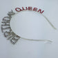 Gold, Silver or Pink Finish Birthday Queen Headband
