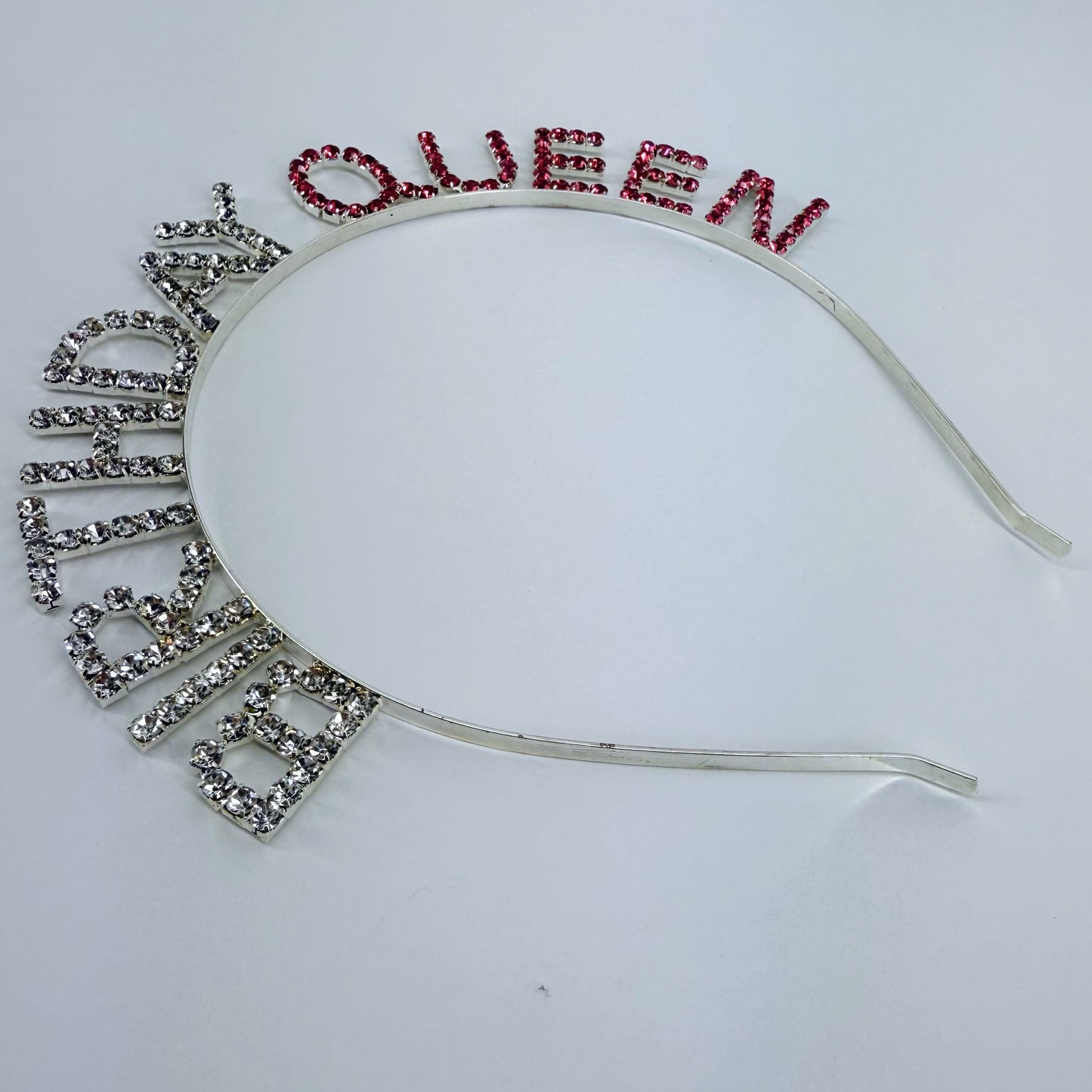 Gold, Silver or Pink Finish Birthday Queen Headband