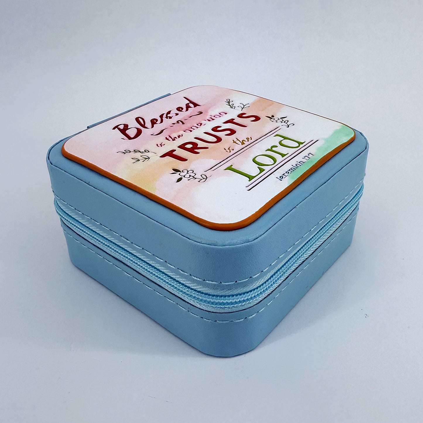 Tooled Leather Jewelry Box With Stunning Design Inspired By Jeremiah 17:7