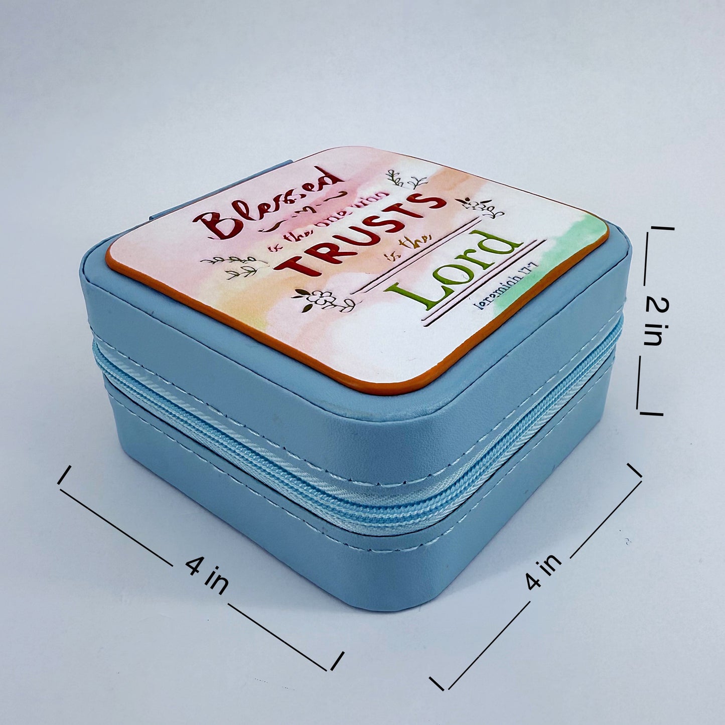 Tooled Leather Jewelry Box With Stunning Design Inspired By Jeremiah 17:7