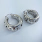 Tailored Texture Hoop Earrings