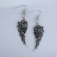 Silver Fish Hooks With A Tailored Wing Design Dangle