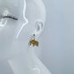 Fish Hook Metal Elephant And Rhinestone Design Dangle