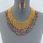 Multicolor Beaded Necklace Set