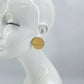 Round Folded Post Back Earrings