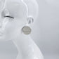 Round Folded Post Back Earrings