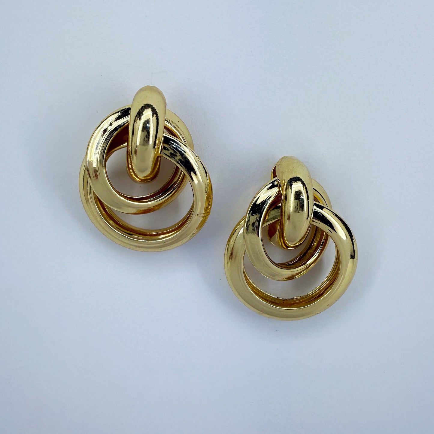 Geometric Drop Post Earrings