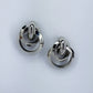 Geometric Drop Post Earrings