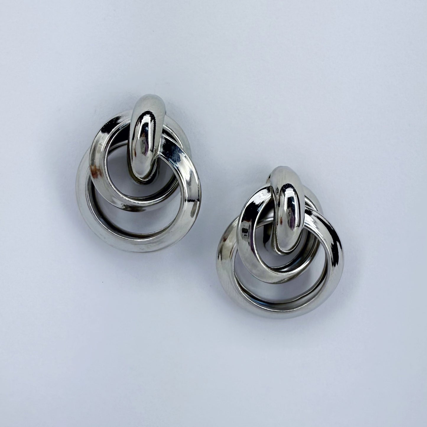 Geometric Drop Post Earrings