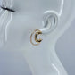 Double Hoop Design Earring
