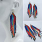 Multicolor Beaded Tassel Earrings