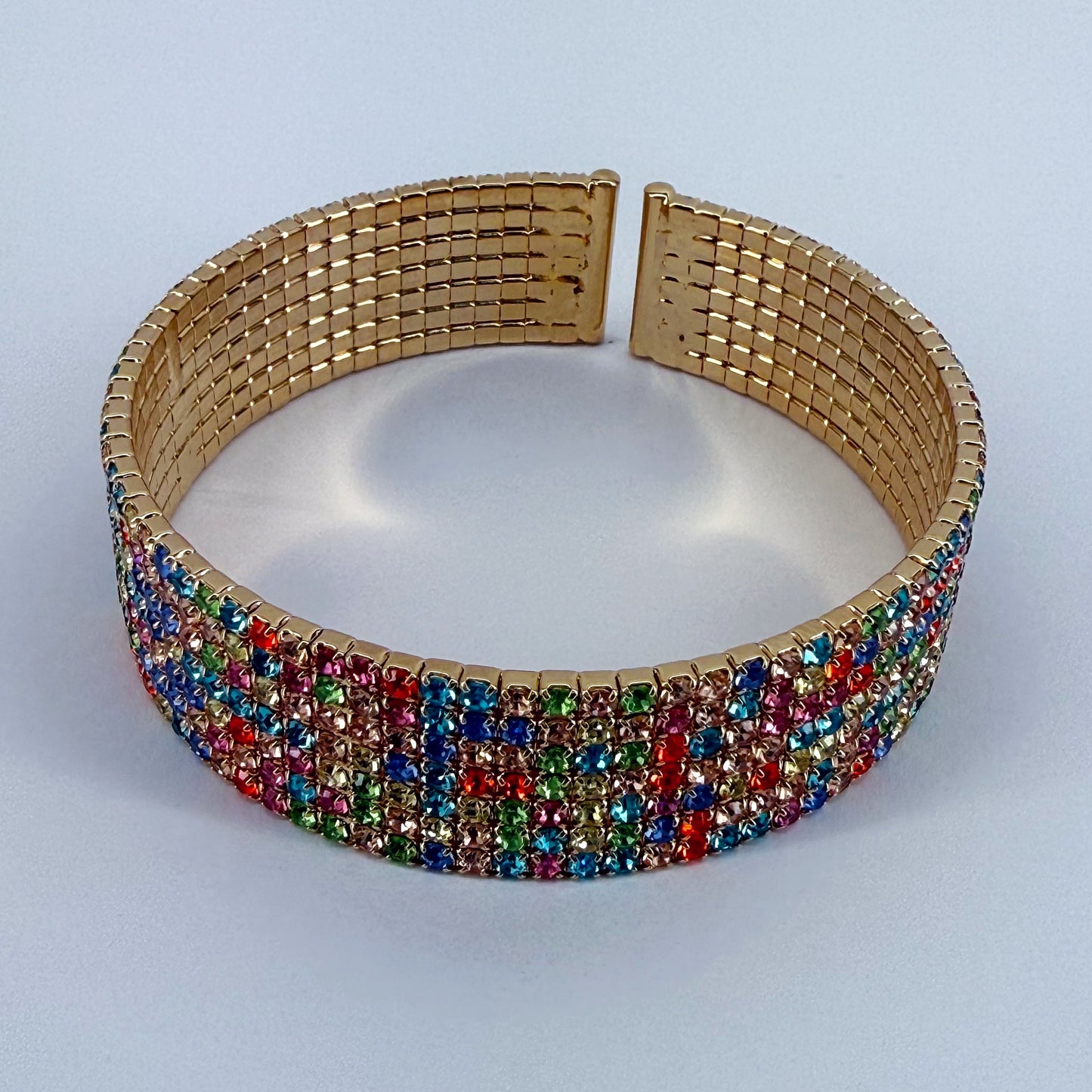 Multicolor Memory Wire Bracelet