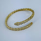 CZ Stones Snake Design Bracelet