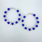 Colorful Pearls Hoop In Gold Or Silver Finish