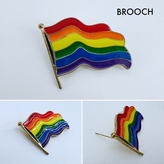 Rainbow Flag LGBT Pride Brooch