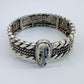White Turquoise Stone Stretchable Bracelet
