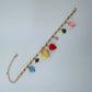 Chain with Multiple Charm Heart Bracelets