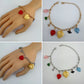 Chain with Multiple Charm Heart Bracelets