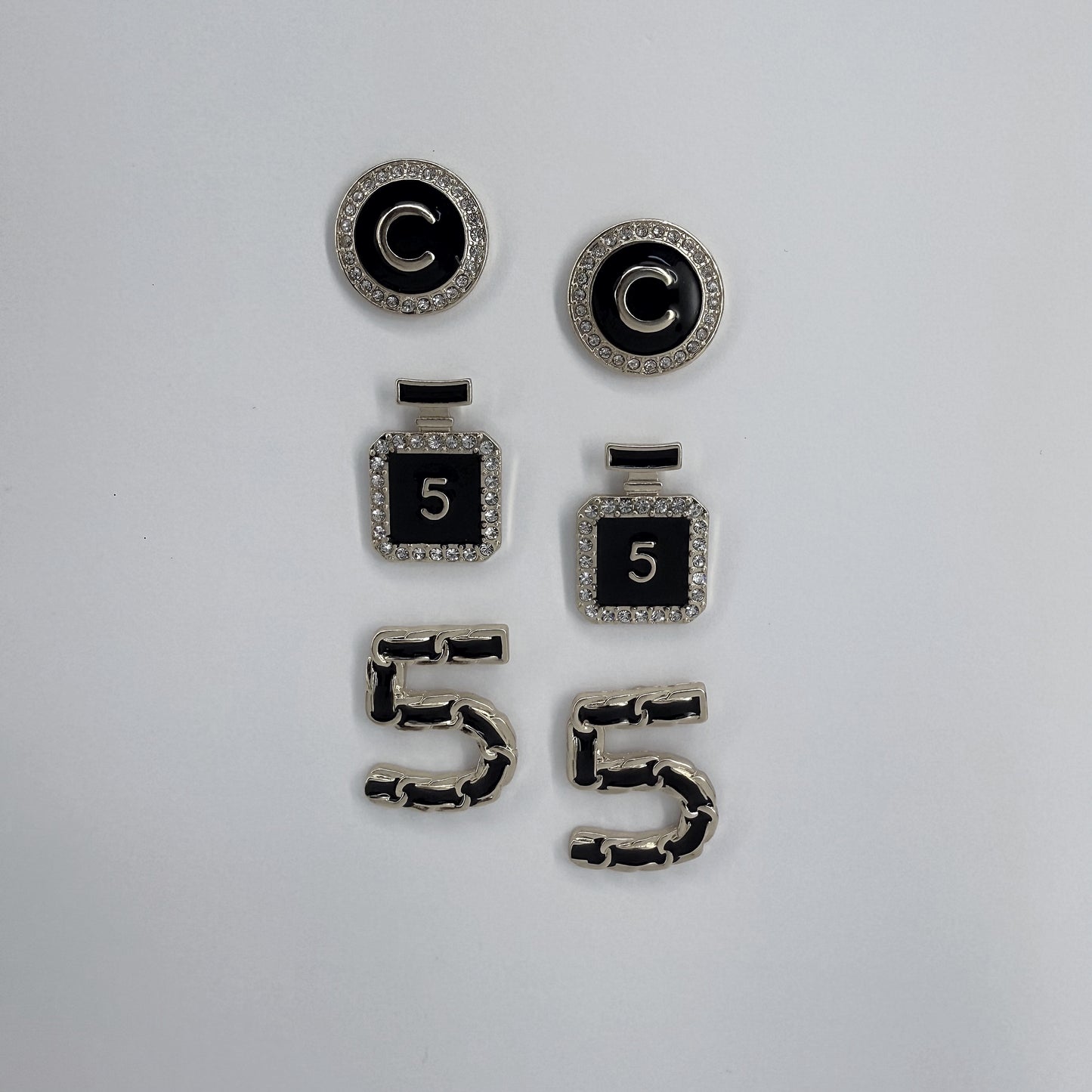 3 Pair Post Earring Set