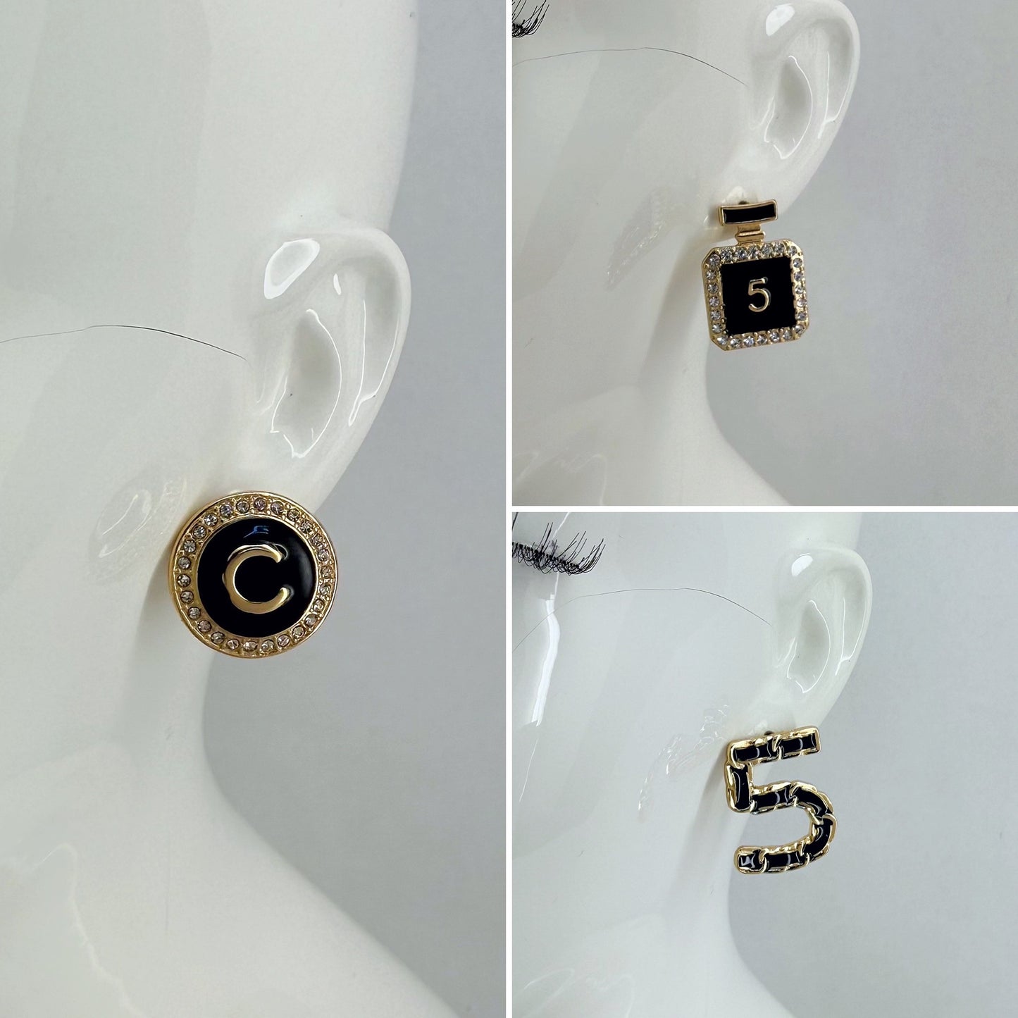 3 Pair Post Earring Set