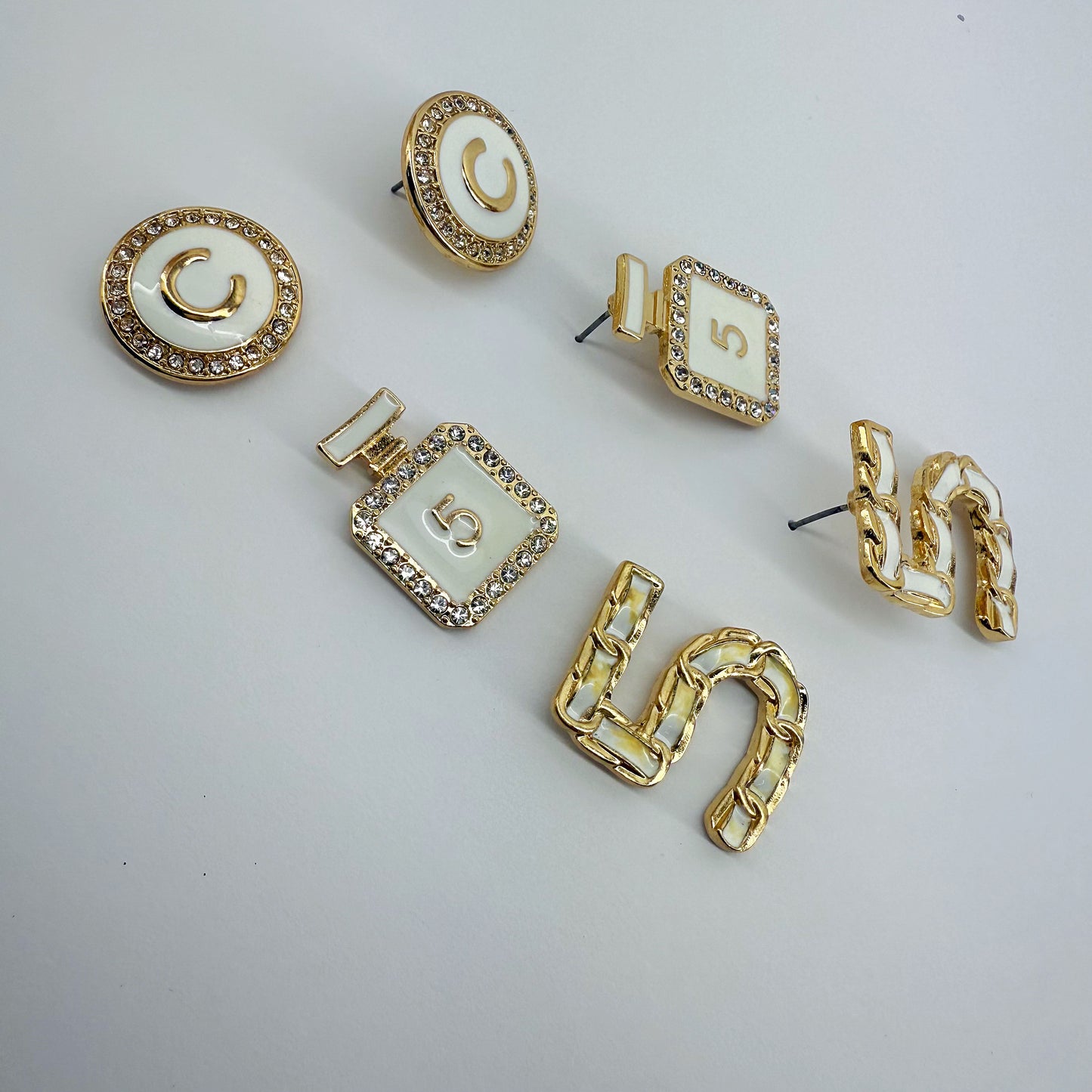 3 Pair Post Earring Set
