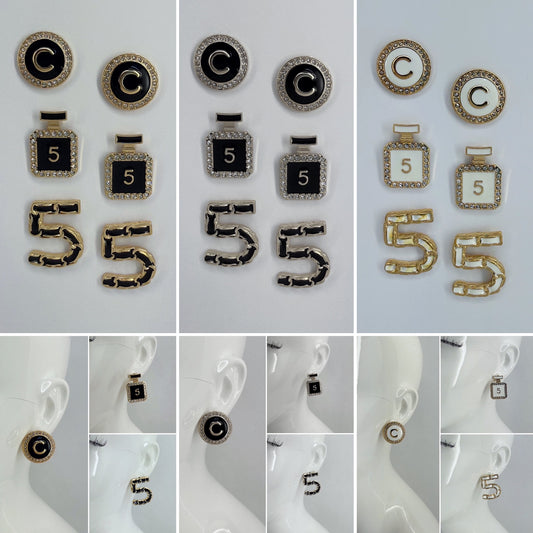 3 Pair Post Earring Set