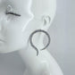 Gold or Silver Finish Snake Round Post Back Earrings