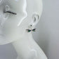 Silver Finish Dragonfly Earrings with Abalone Décor Wings