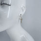 Fish Hook Earrings With The Word Love Design Dangle