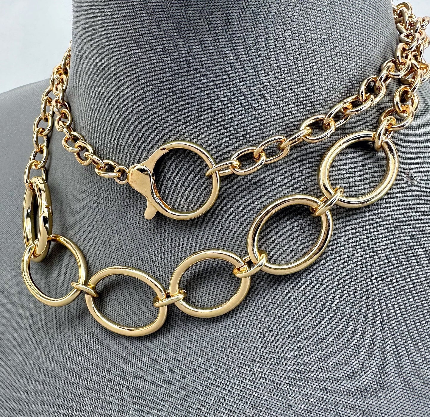 Double Cable Chain Designer Inspired Necklaces