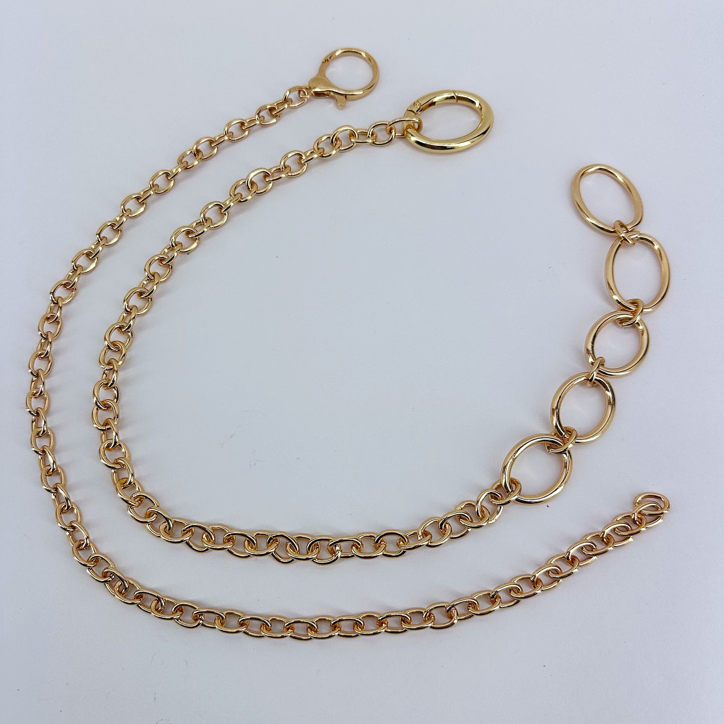 Double Cable Chain Designer Inspired Necklaces