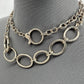 Double Cable Chain Designer Inspired Necklaces