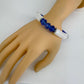 Two Tone Stretchy Bracelet With Beads