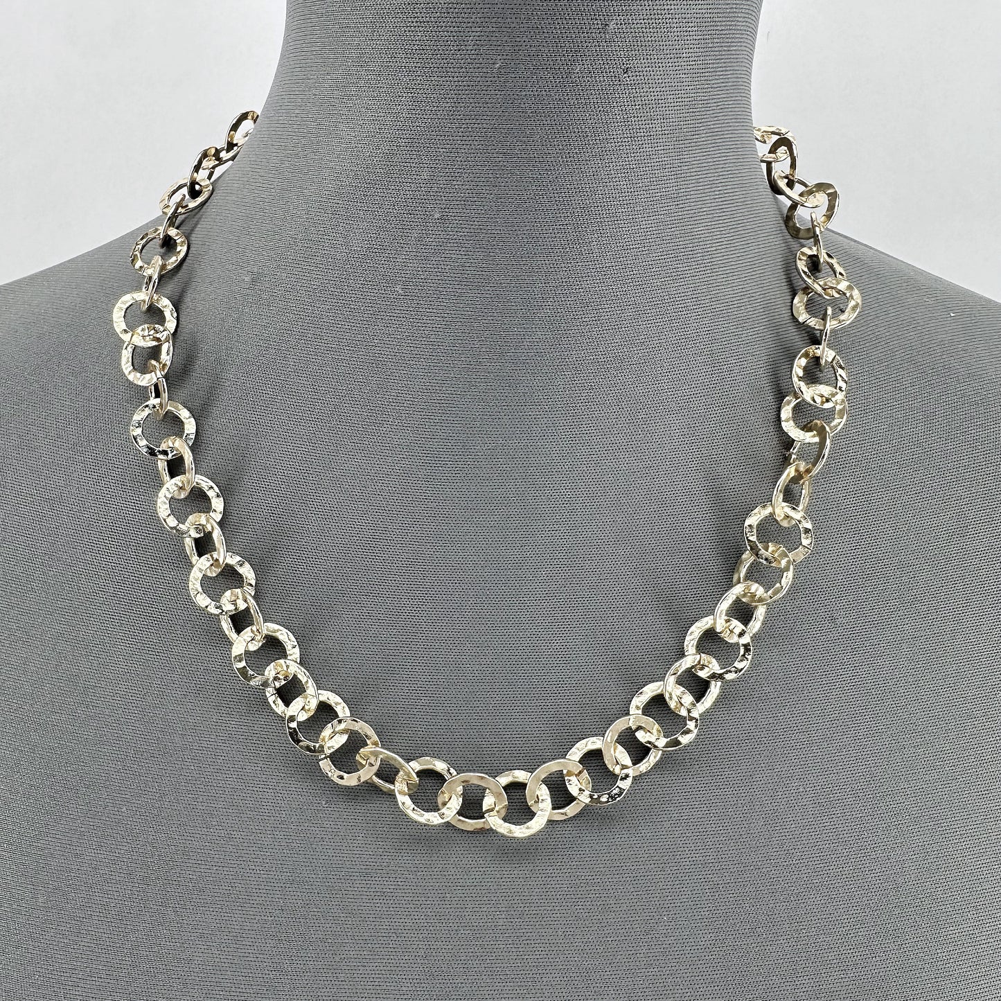 Triple Chain Necklaces With Cross Pendant