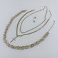 Triple Chain Necklaces With Cross Pendant